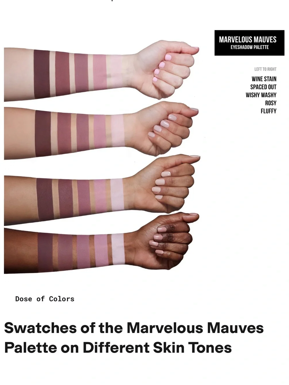 Dose of Colors Marvelous Mauves Eyeshadow Palette - Mauve Tones - Discontinued